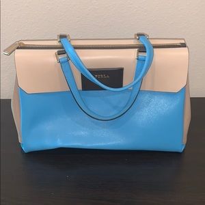 Two Toned Furla Satchel